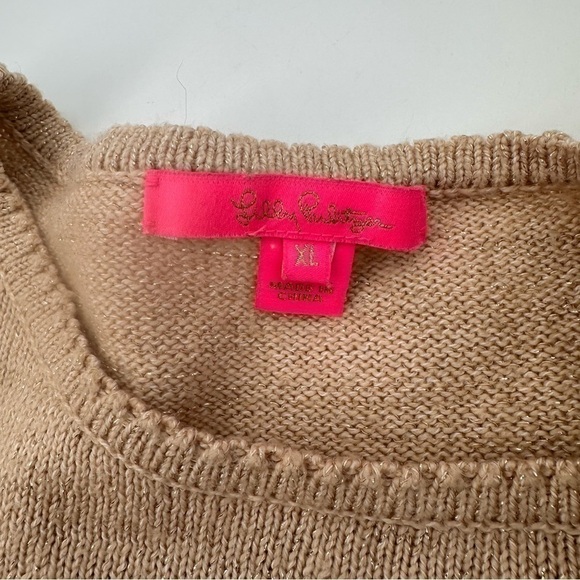 Lilly Pulitzer Kippa Heart Sweater Size XL - Picture 2 of 5